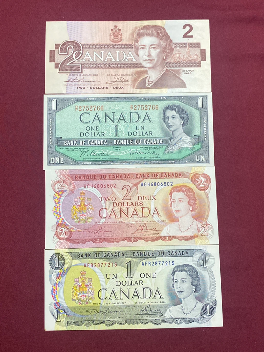 Collection of Canadian Banknotes
