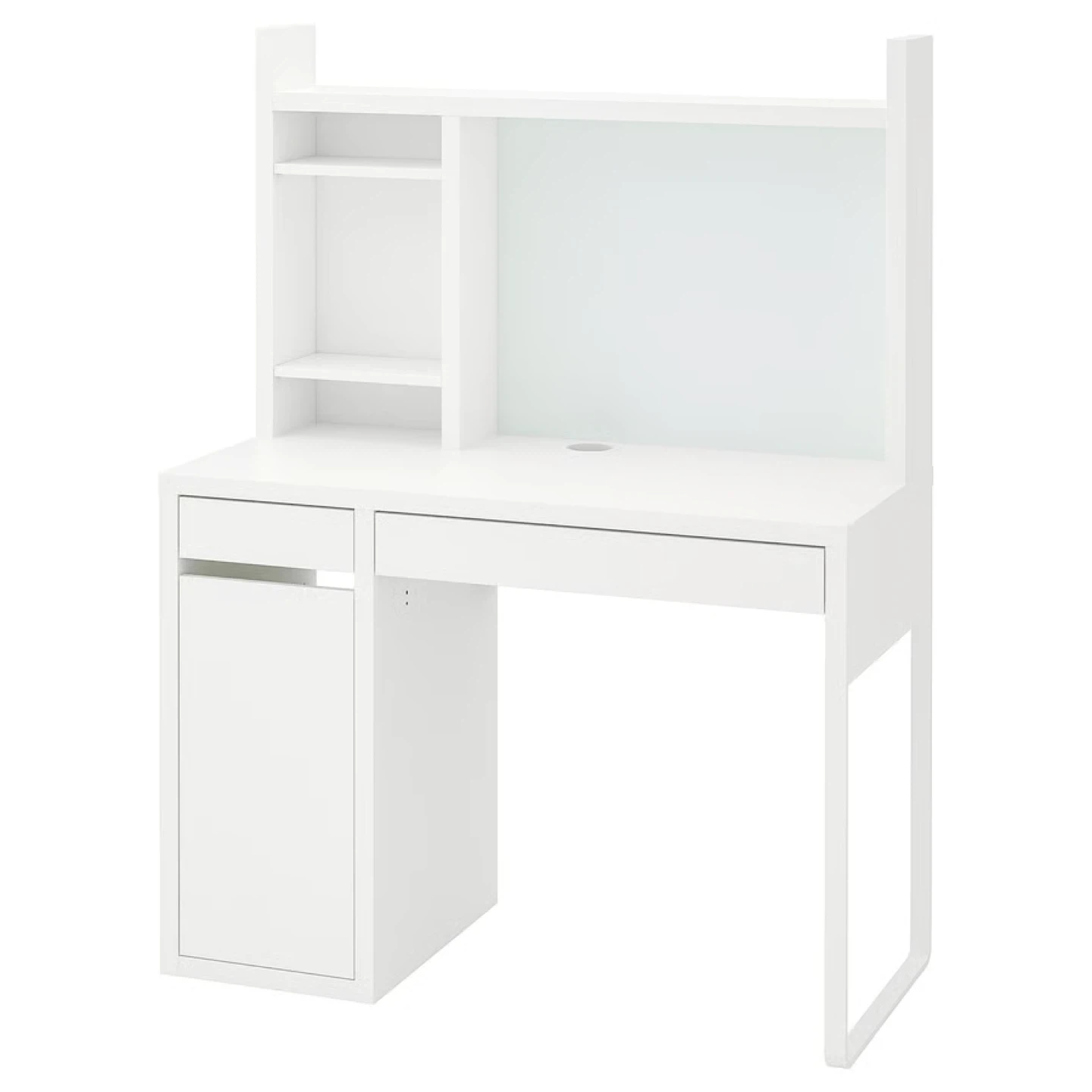 Micke desk with shelves