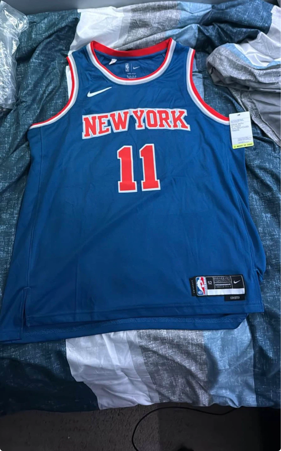 New York Knicks Jalen Brunson #11 Autographed Jersey