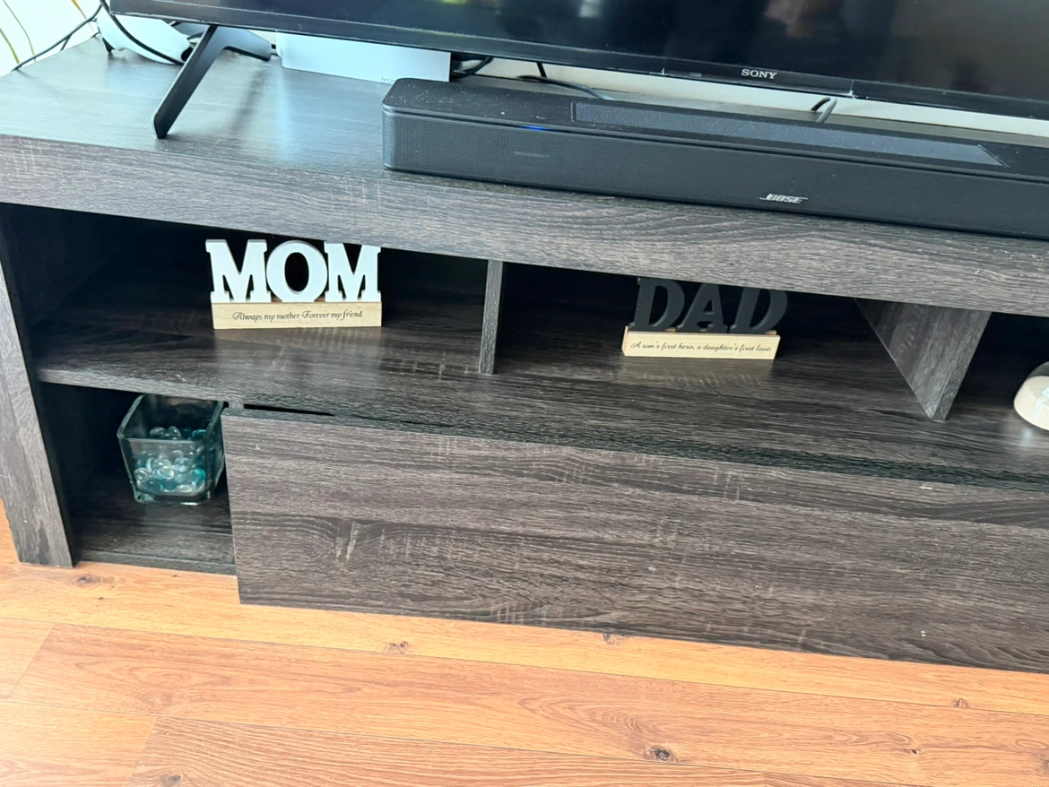 Dark Wood Entertainment Unit - 60" Long - photo 3