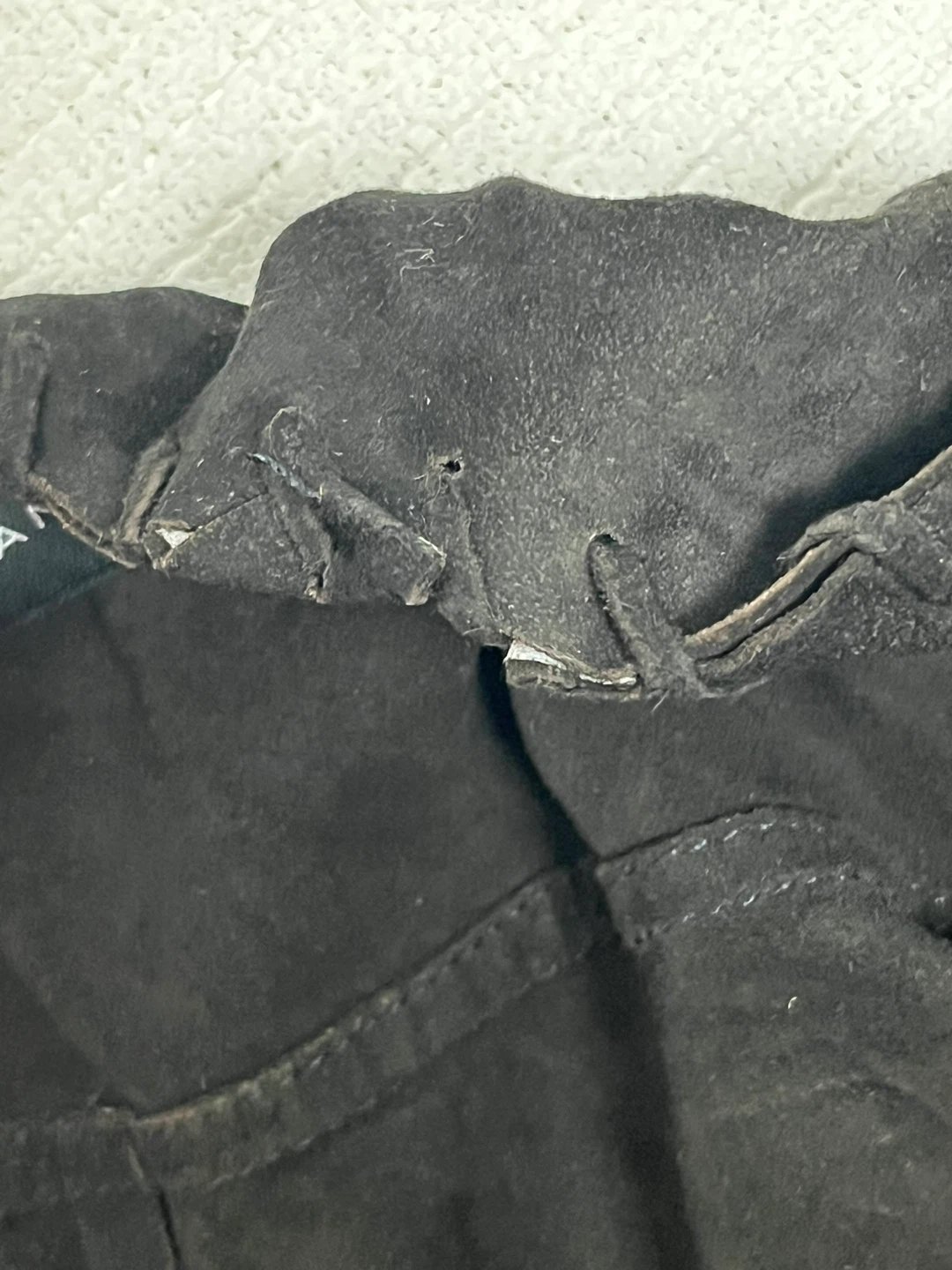 ZARA WOMAN Black Suede Fringed Jacket - photo 5