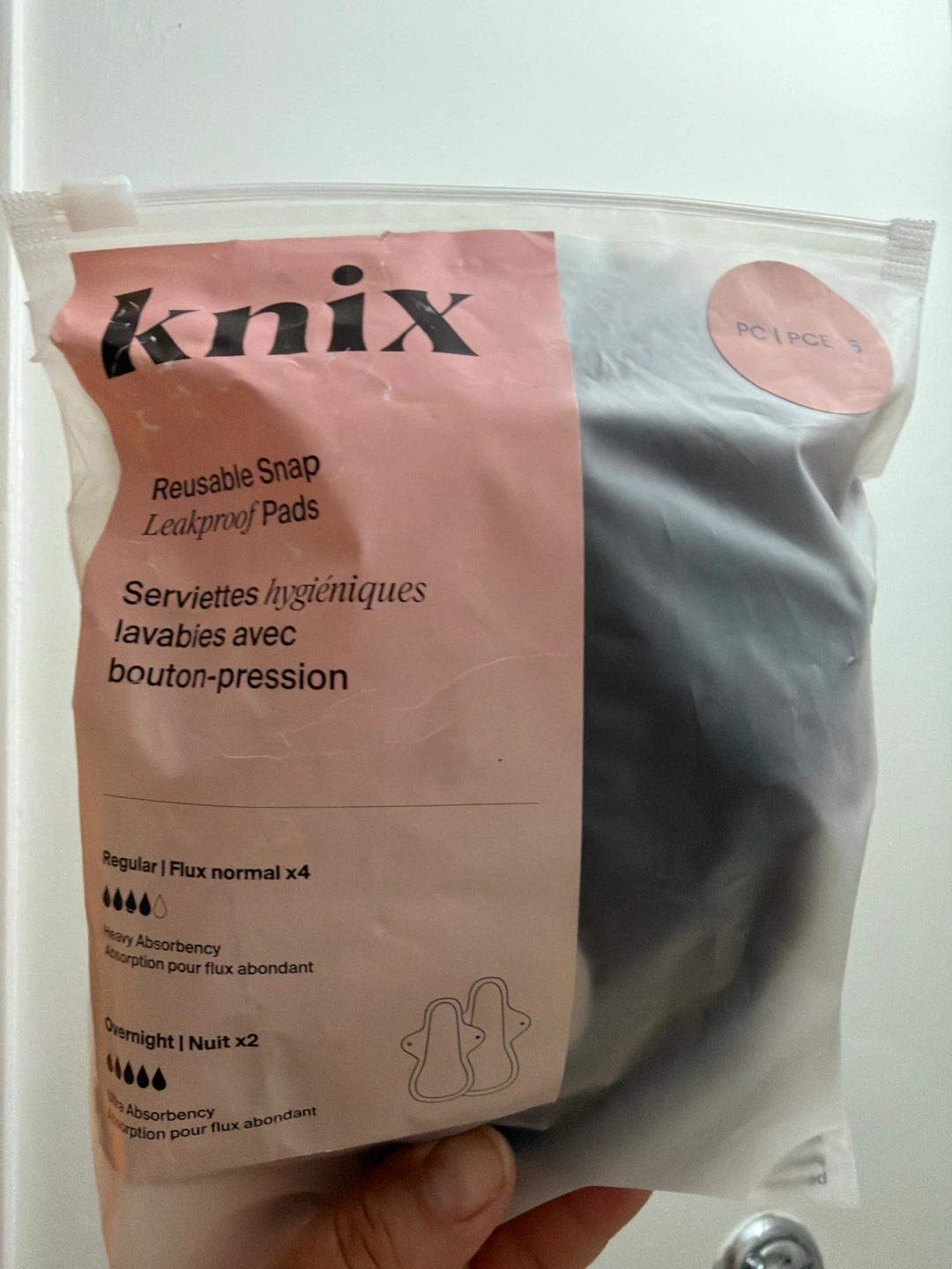 Knix Reusable Snap Leakproof Pads