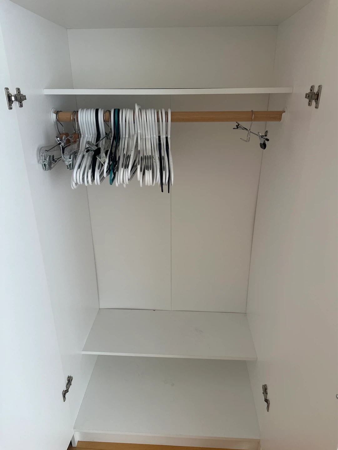 White Wardrobe Cabinet - photo 4
