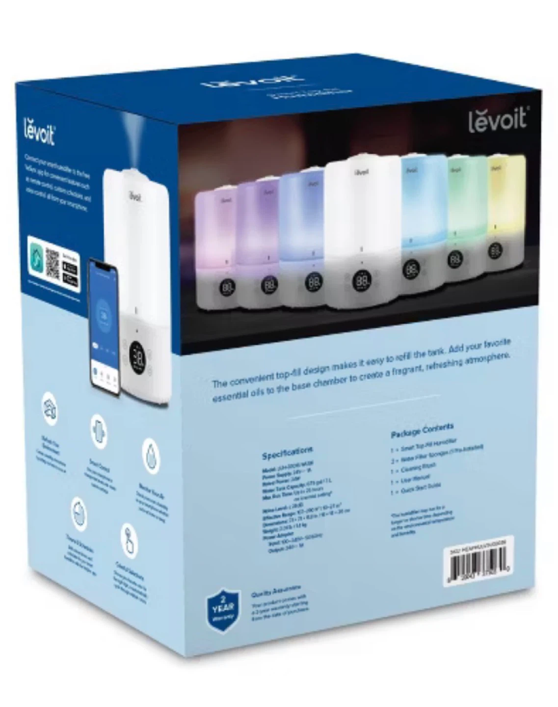 Levoit 200S Dual Smart Top Fill Humidifier - photo 5