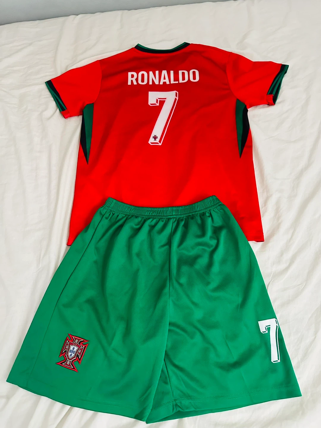 Size 28 12-14 Years Portugal Ronaldo Euro Jersey - photo 2