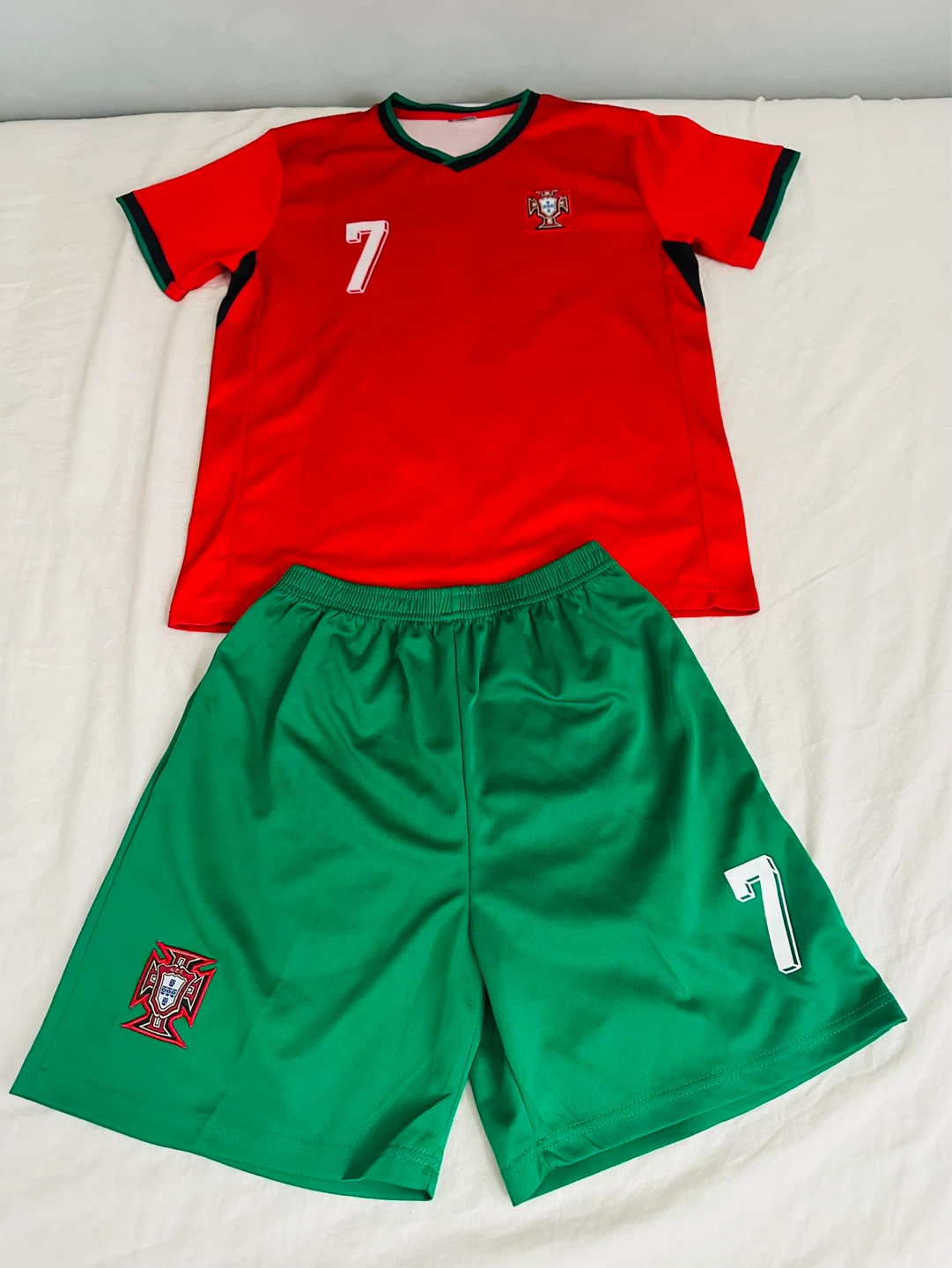 Size 28 12-14 Years Portugal Ronaldo Euro Jersey