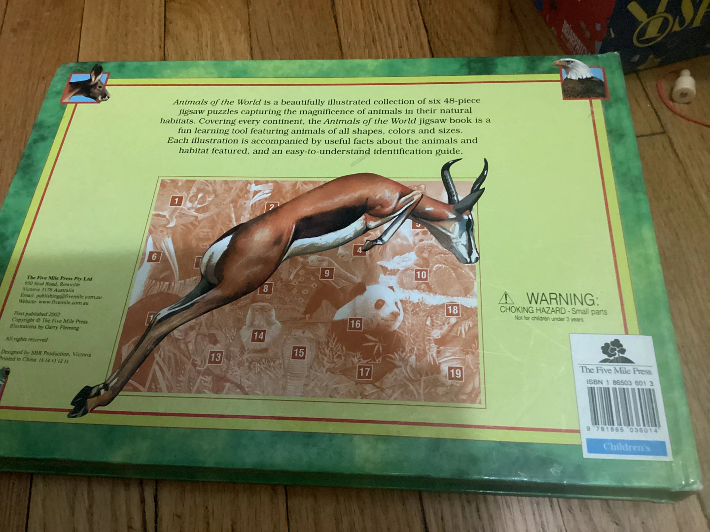 ⚽️Garry Fleming's Animals of the World Jigsaw Book - photo 2