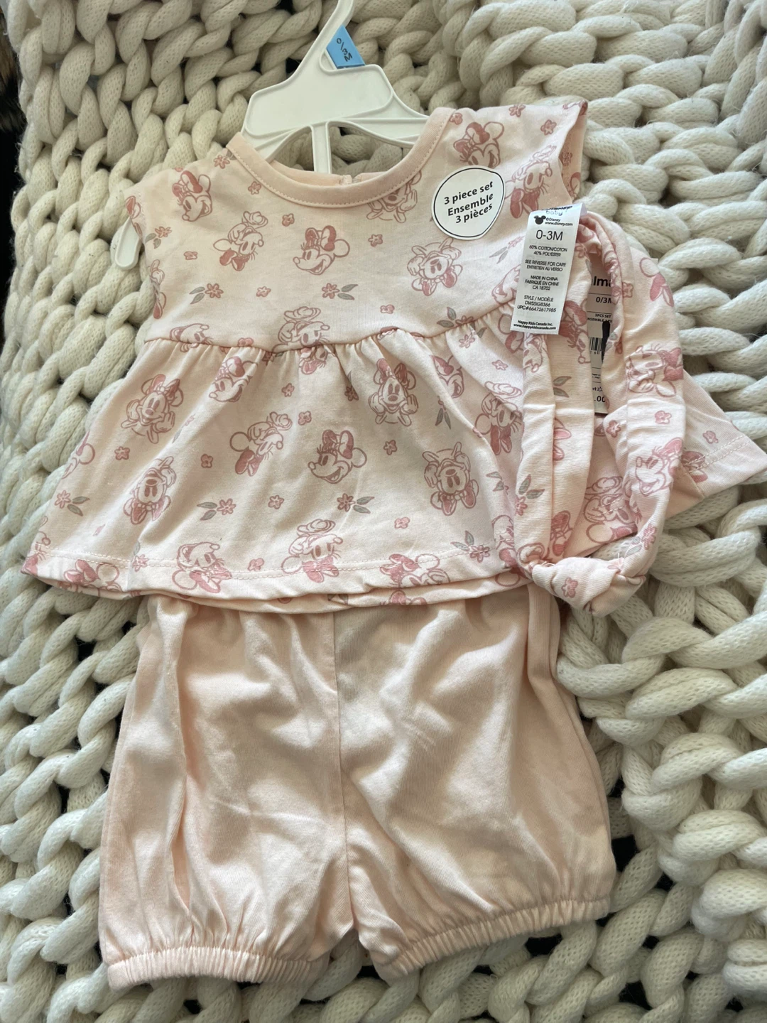 ⚽️ NWT Disney Baby Minnie Mouse 3-Piece Set