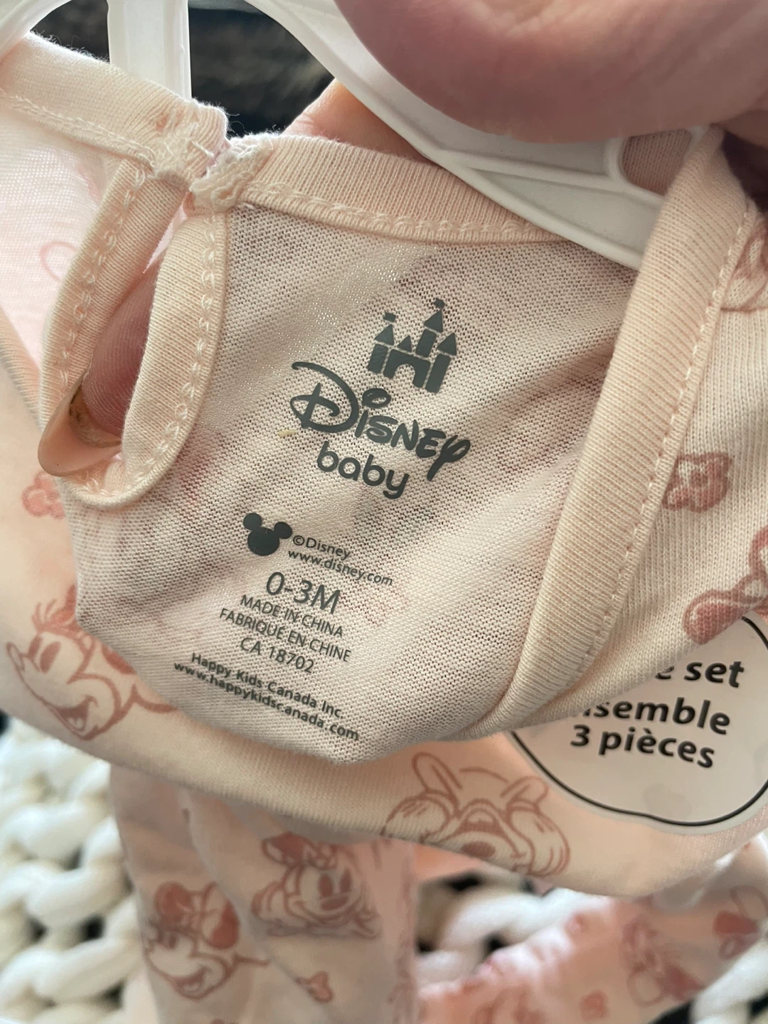 ⚽️ NWT Disney Baby Minnie Mouse 3-Piece Set - photo 2