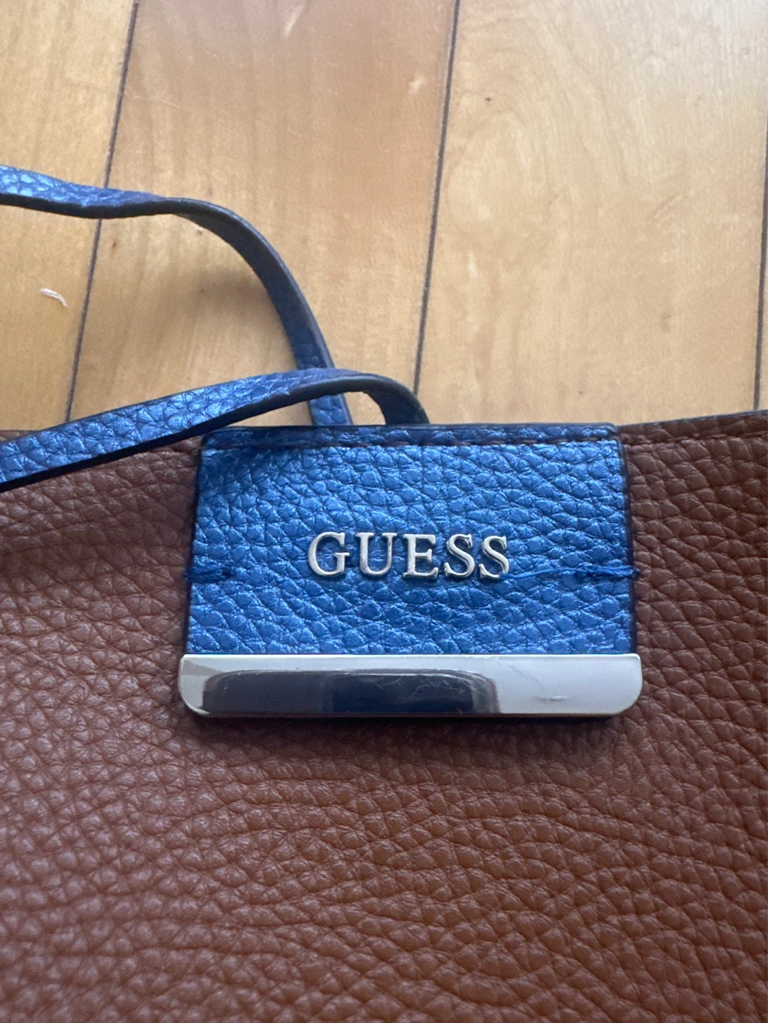 Guess Shoulder Bag - Brown and Blue - photo 2