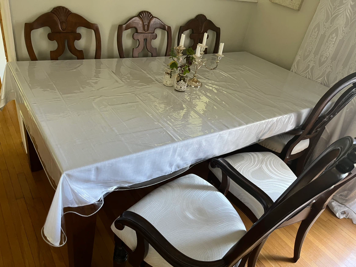 Wooden Dining Table with 6 Chairs - photo 3