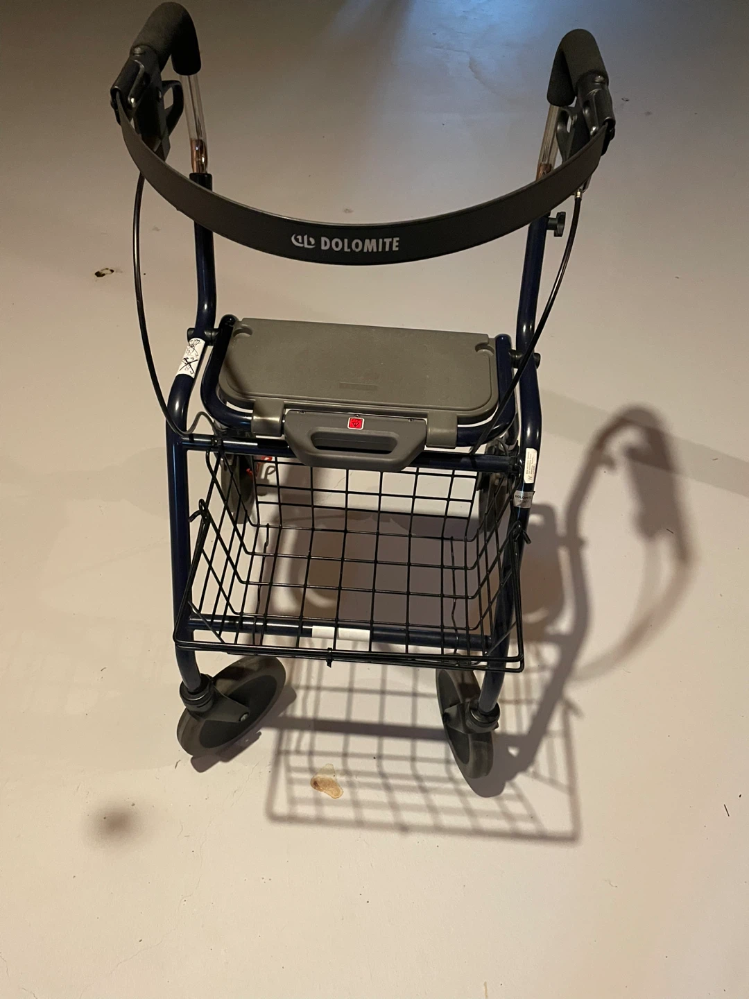 Dolomite Walker with Seat and Basket