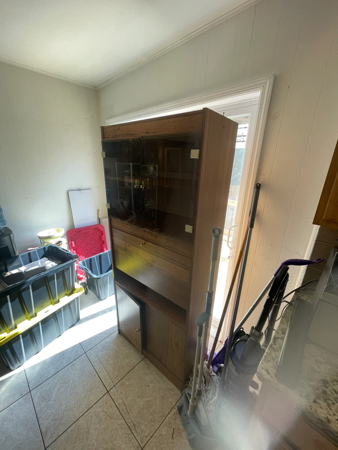 Wooden Cabinet with Glass Doors - photo 3