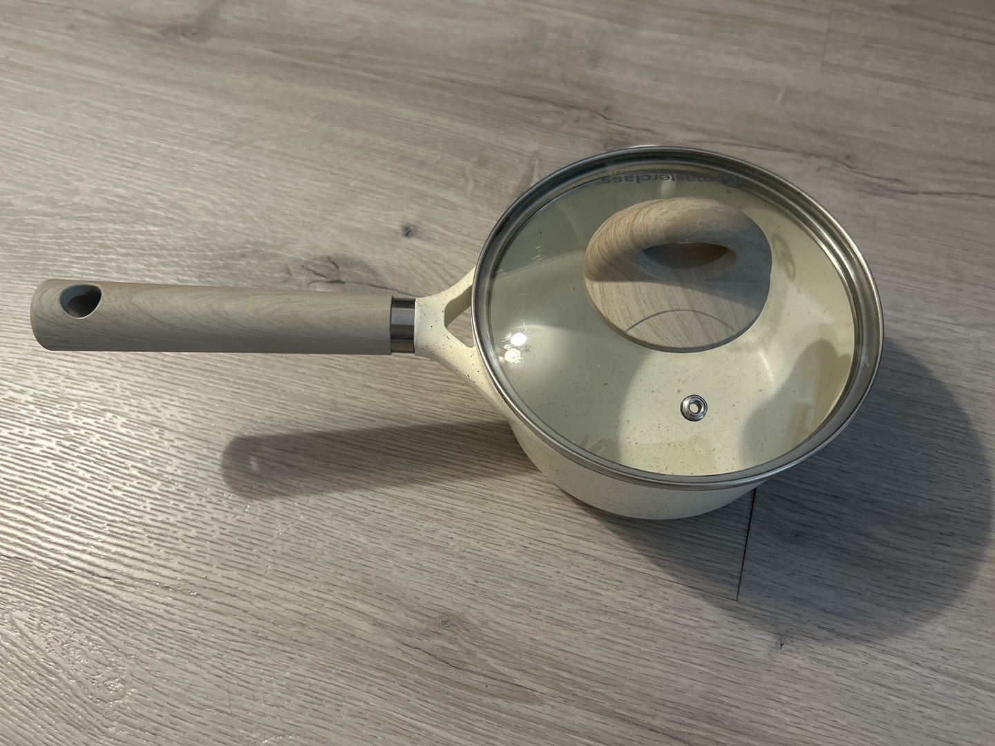 Masterclass Cream Saucepan with Lid