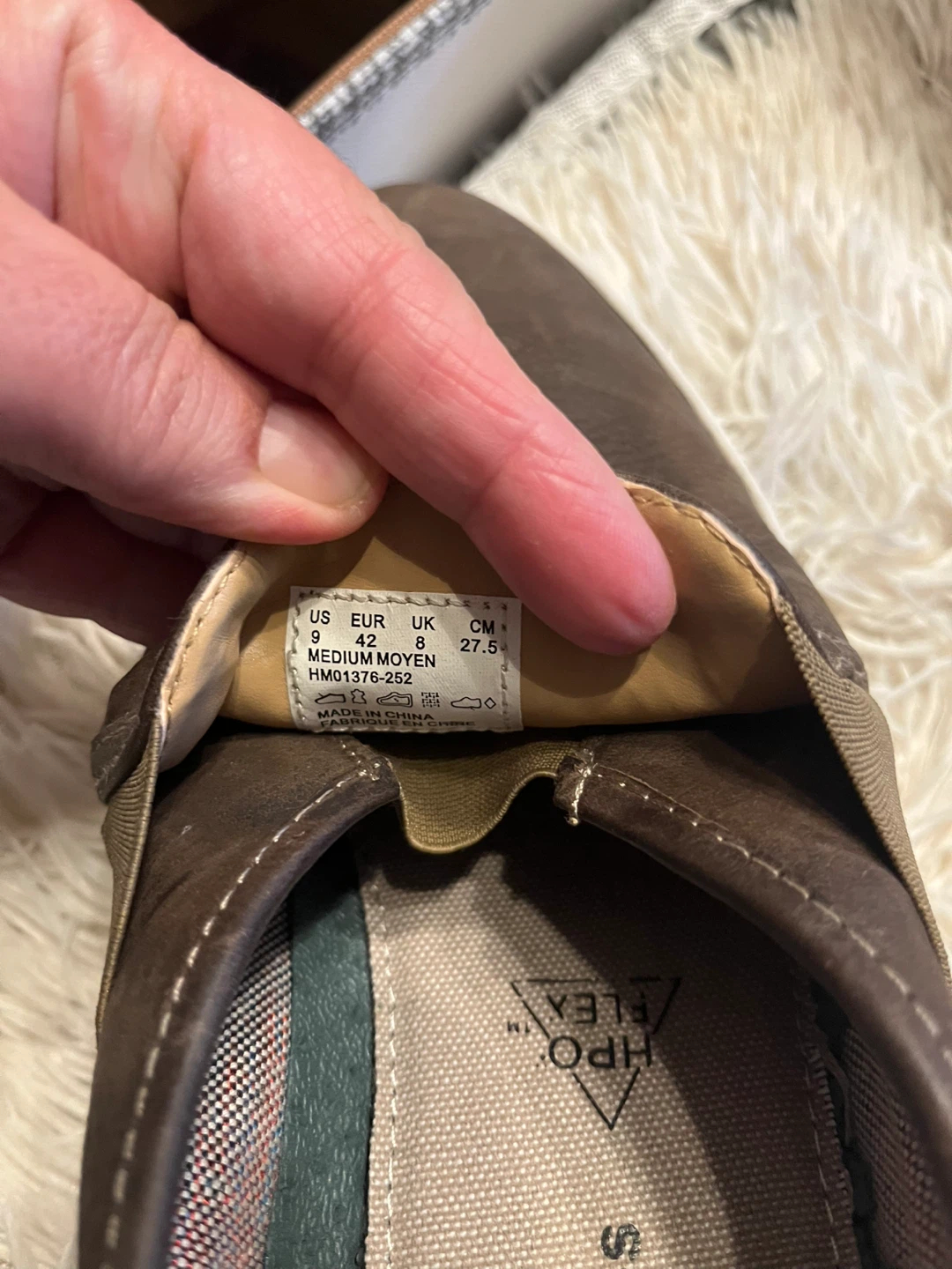 Hush Puppies Brown Slip-On Shoes Size 9 - photo 2