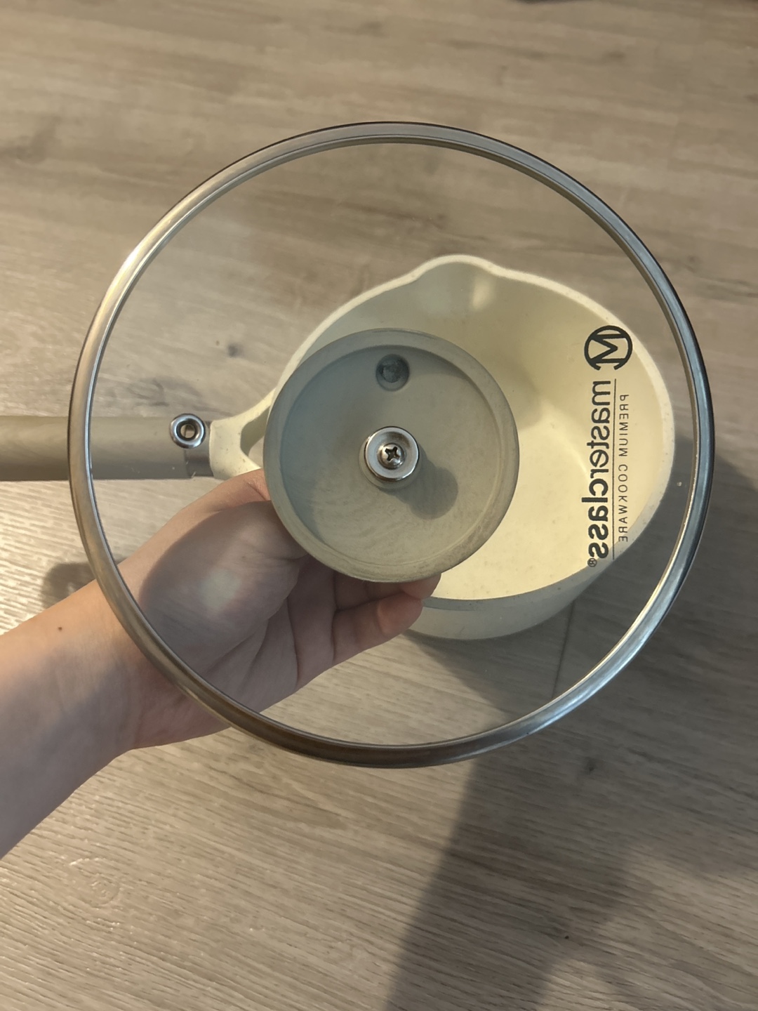 Masterclass Cream Saucepan with Lid - photo 3