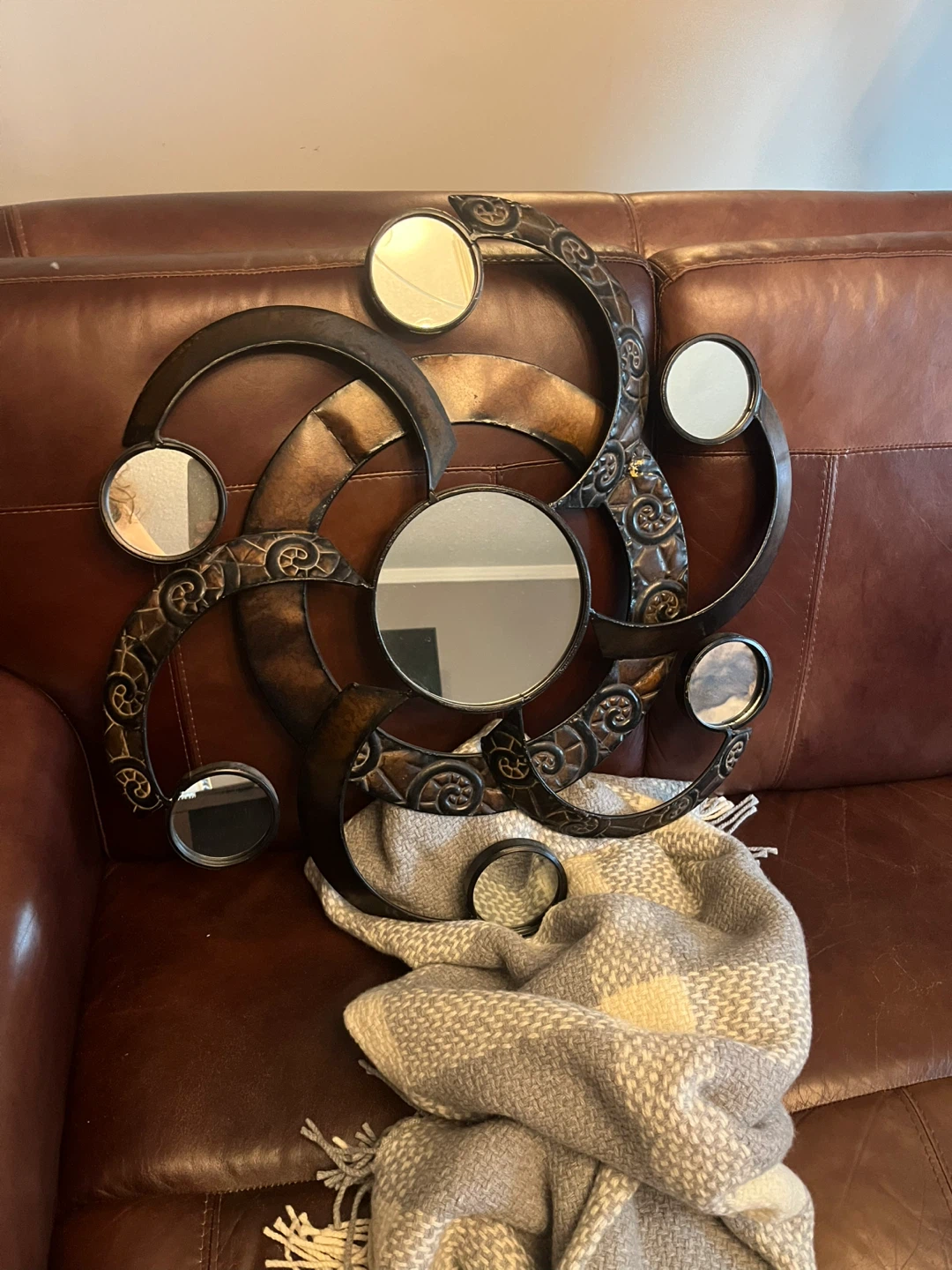 Ornate Swirl Wall Mirror - photo 2