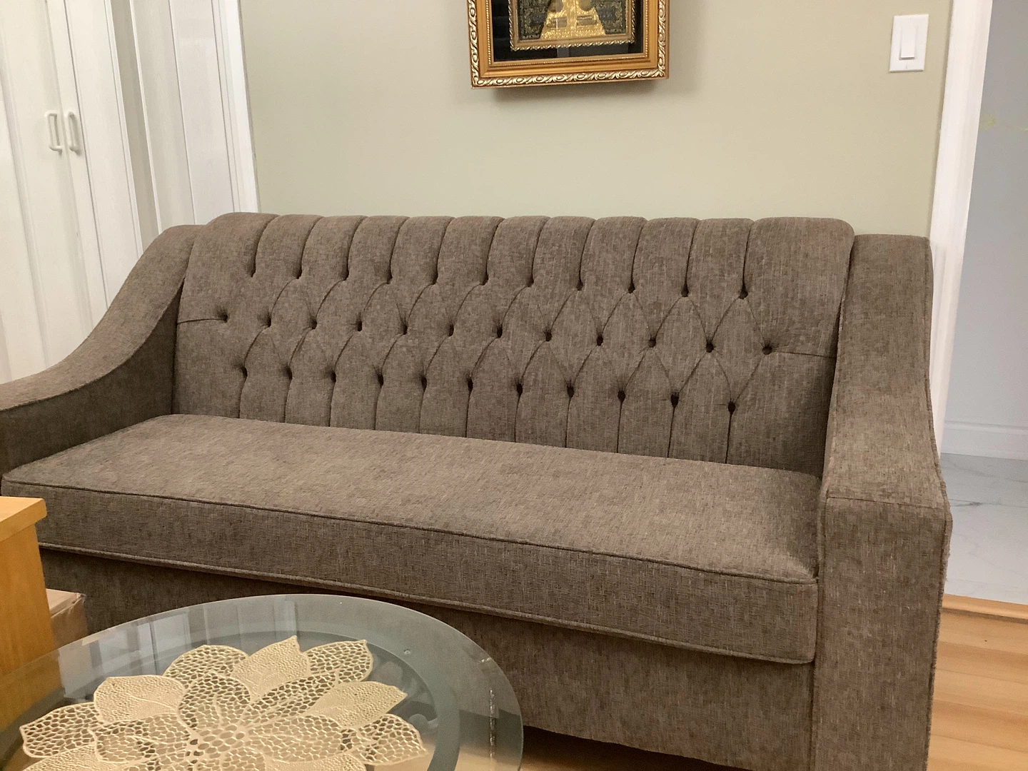 2 Tufted Sofa’s