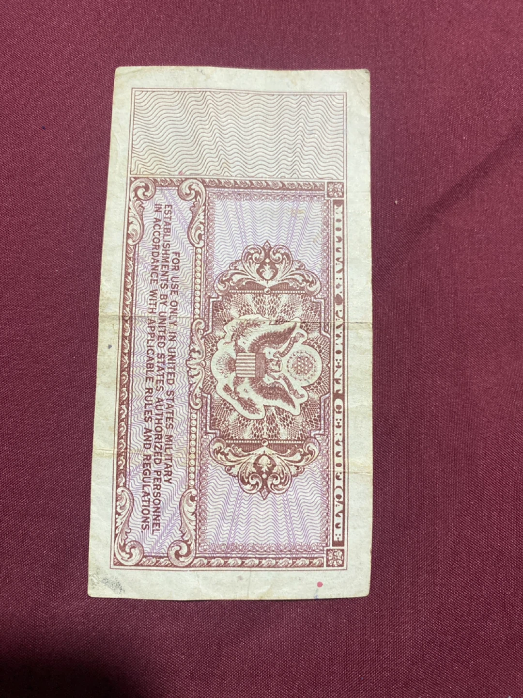 10 Cents Military Payment Certificate - photo 2