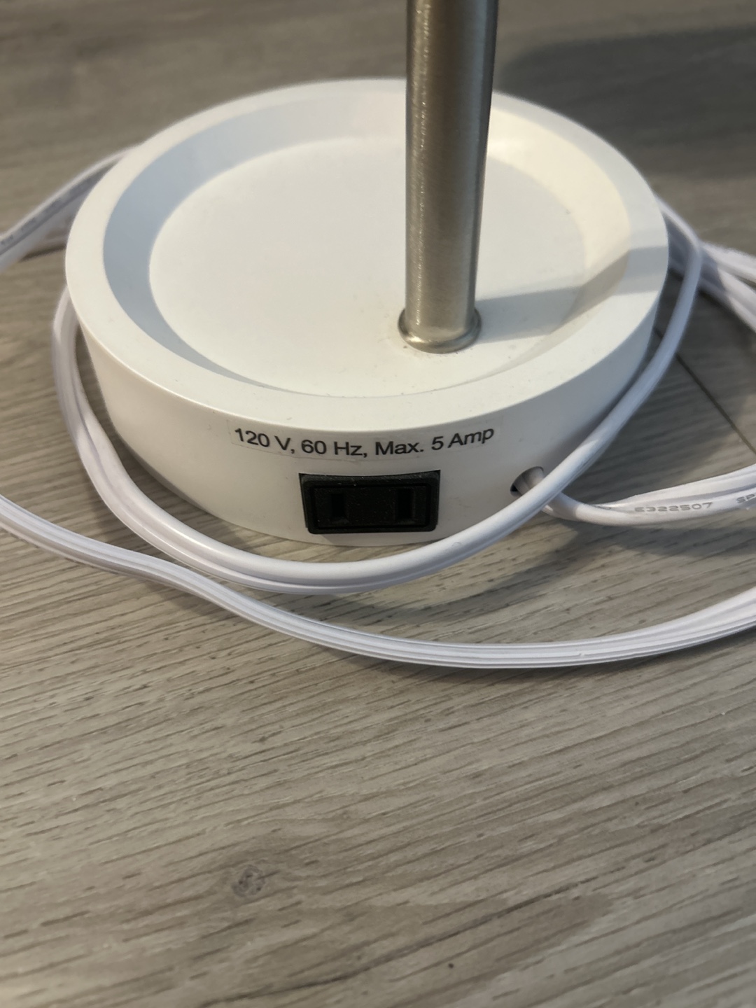 White Adjustable Gooseneck Desk Lamp - photo 3