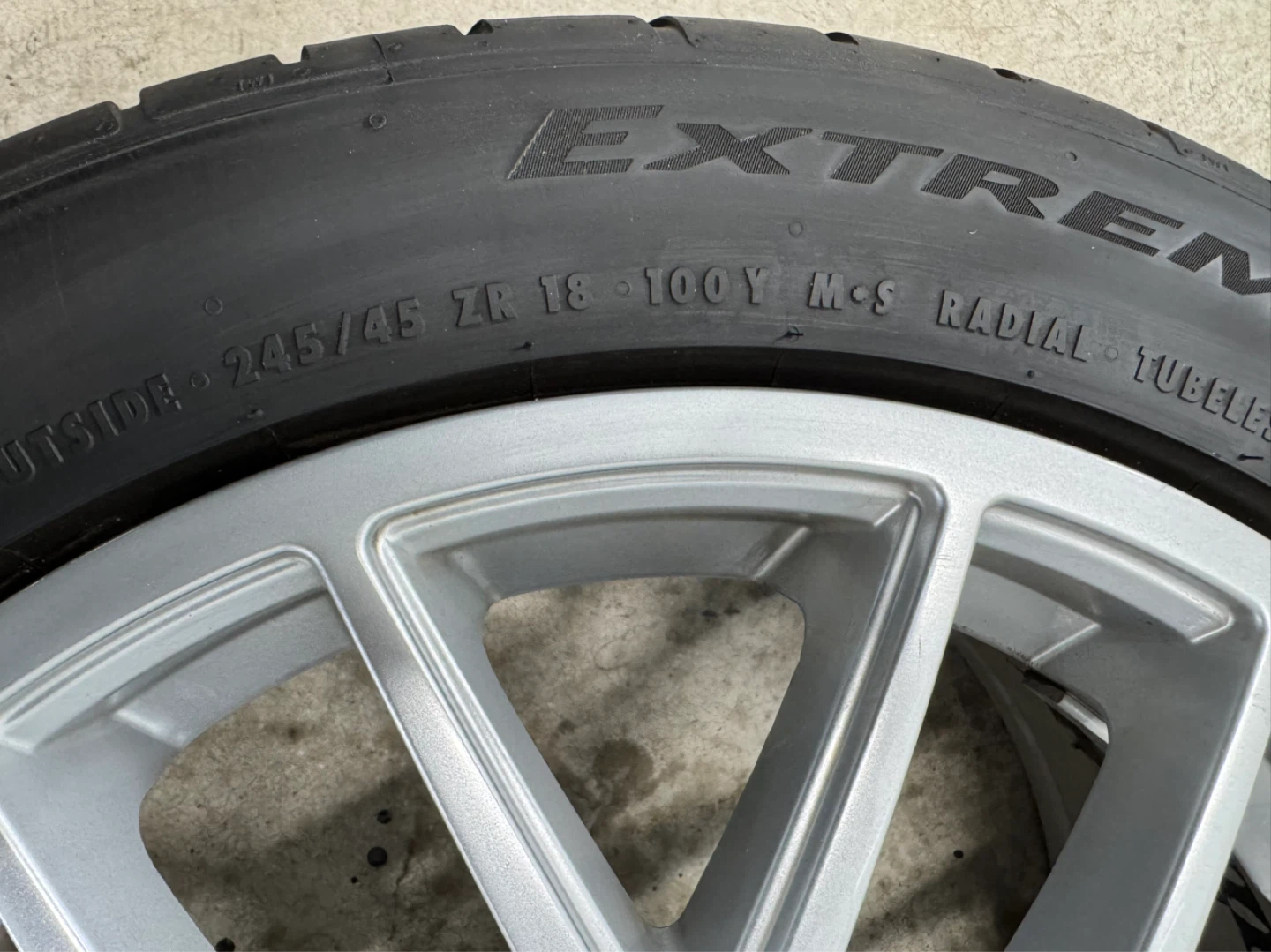 Audi/VW/Mercedes/ alloy rims on Continental all season tiess - photo 5