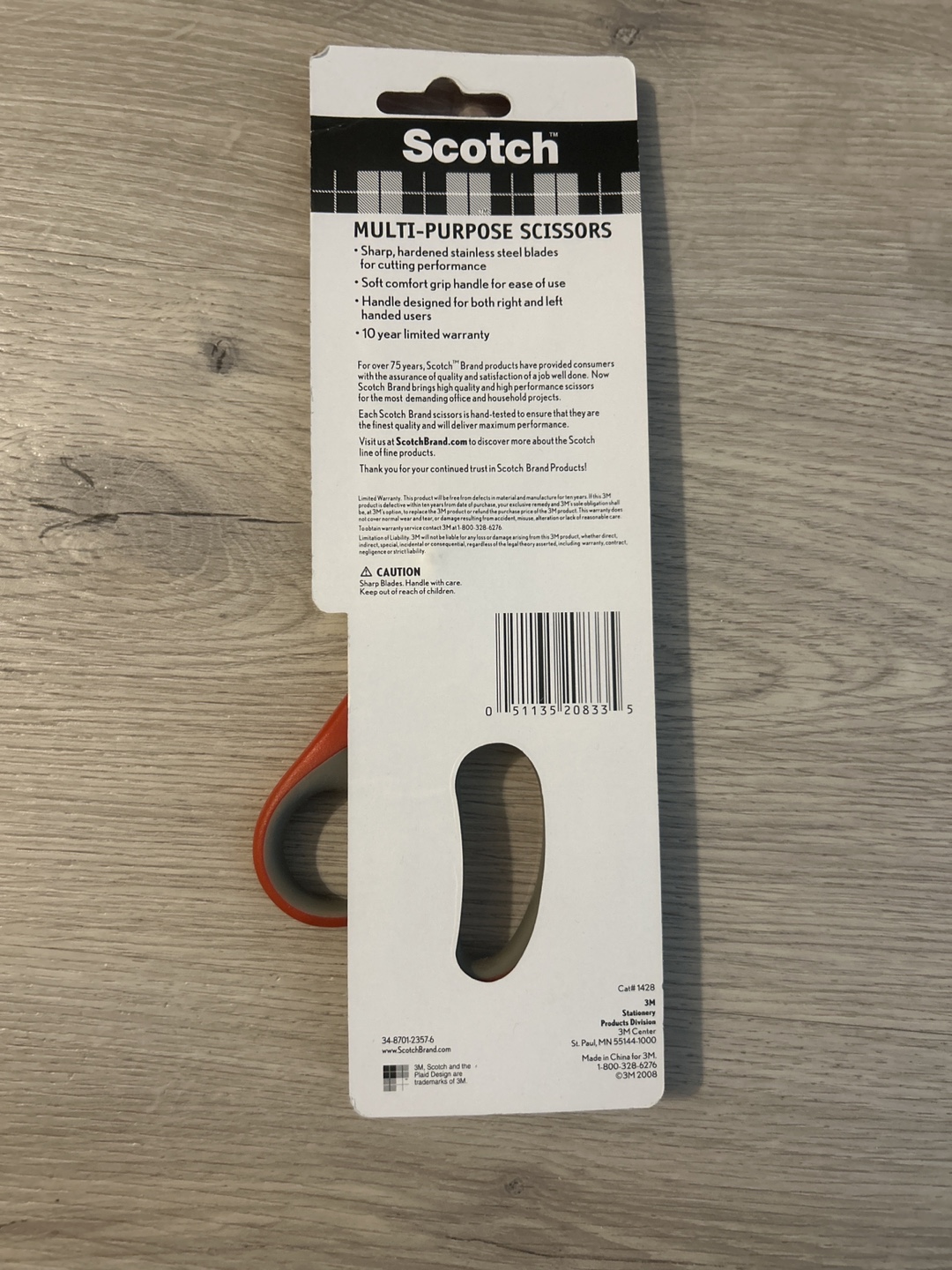 Scotch 3M Multi-Purpose Scissors 8" - photo 2