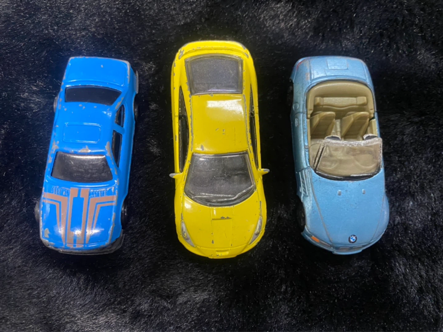 ⚽️ Lot of 3 Vintage Diecast Toy Cars 1:64 Scale