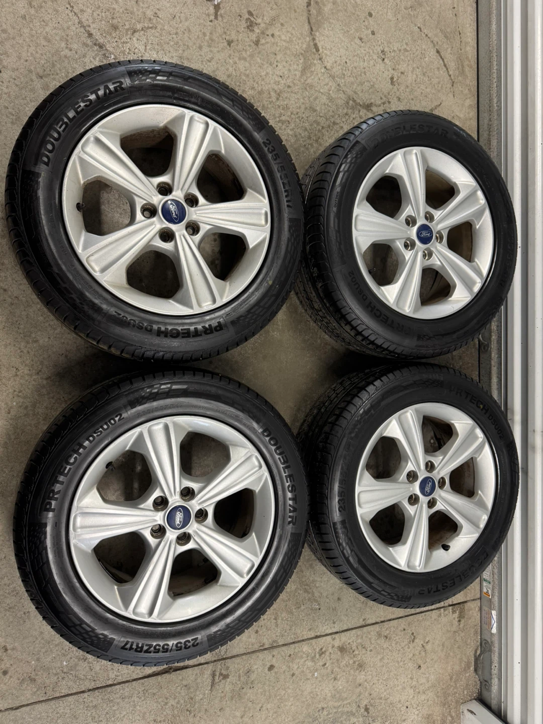 Ford Escape Original rims on all season tires
