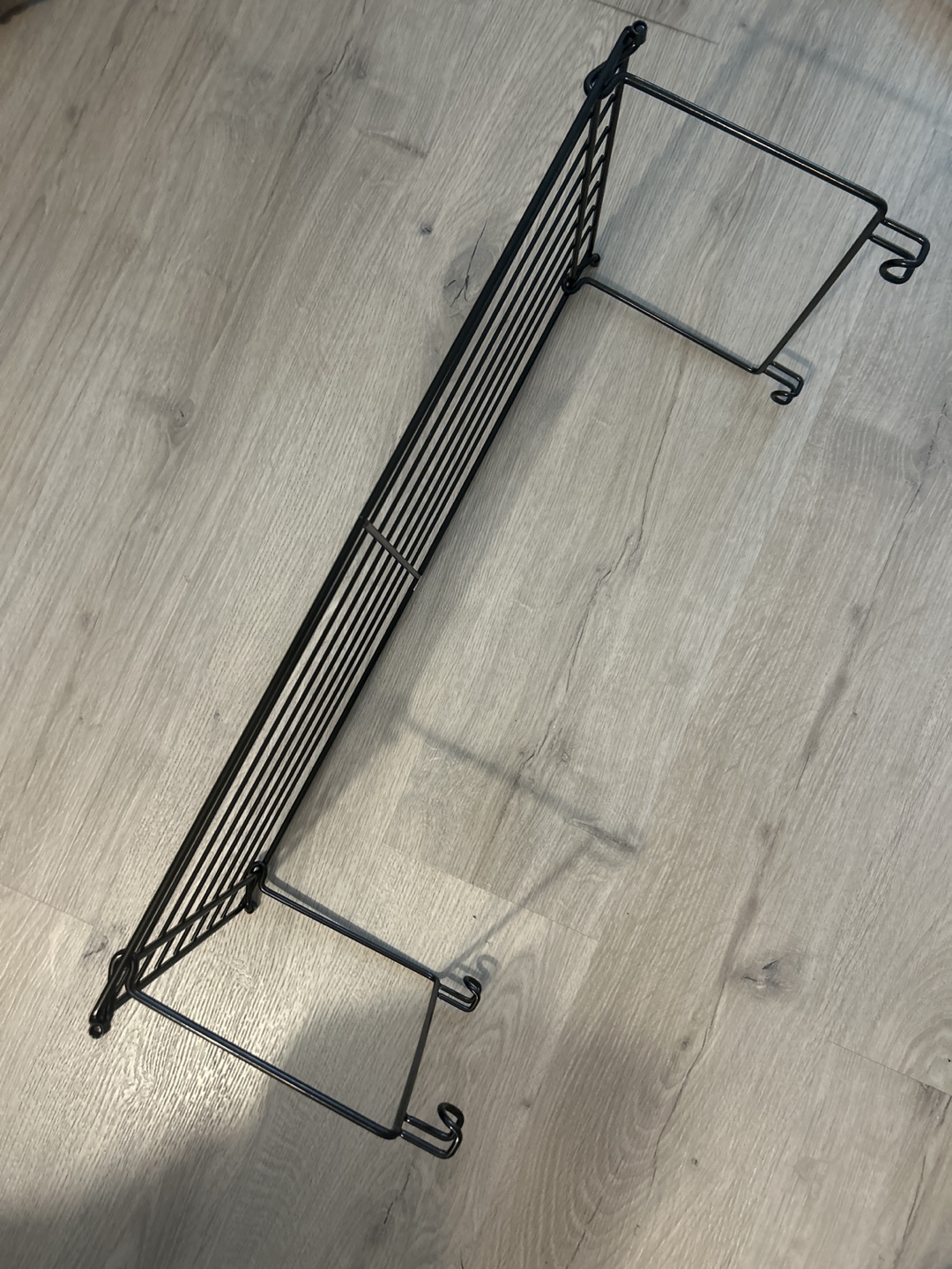Foldable Black Wire Shelf/ Shoe rack - photo 2