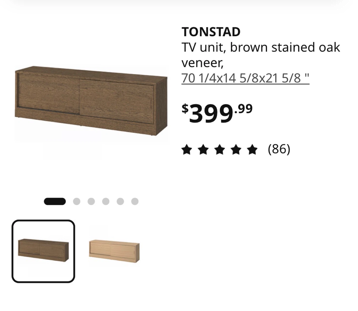 TONSTAD TV Unit - photo 4