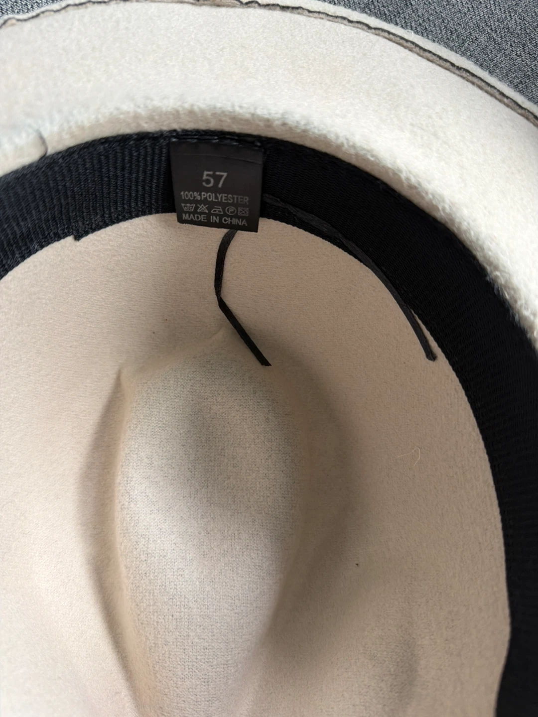 Cream Fedora Hat - photo 4