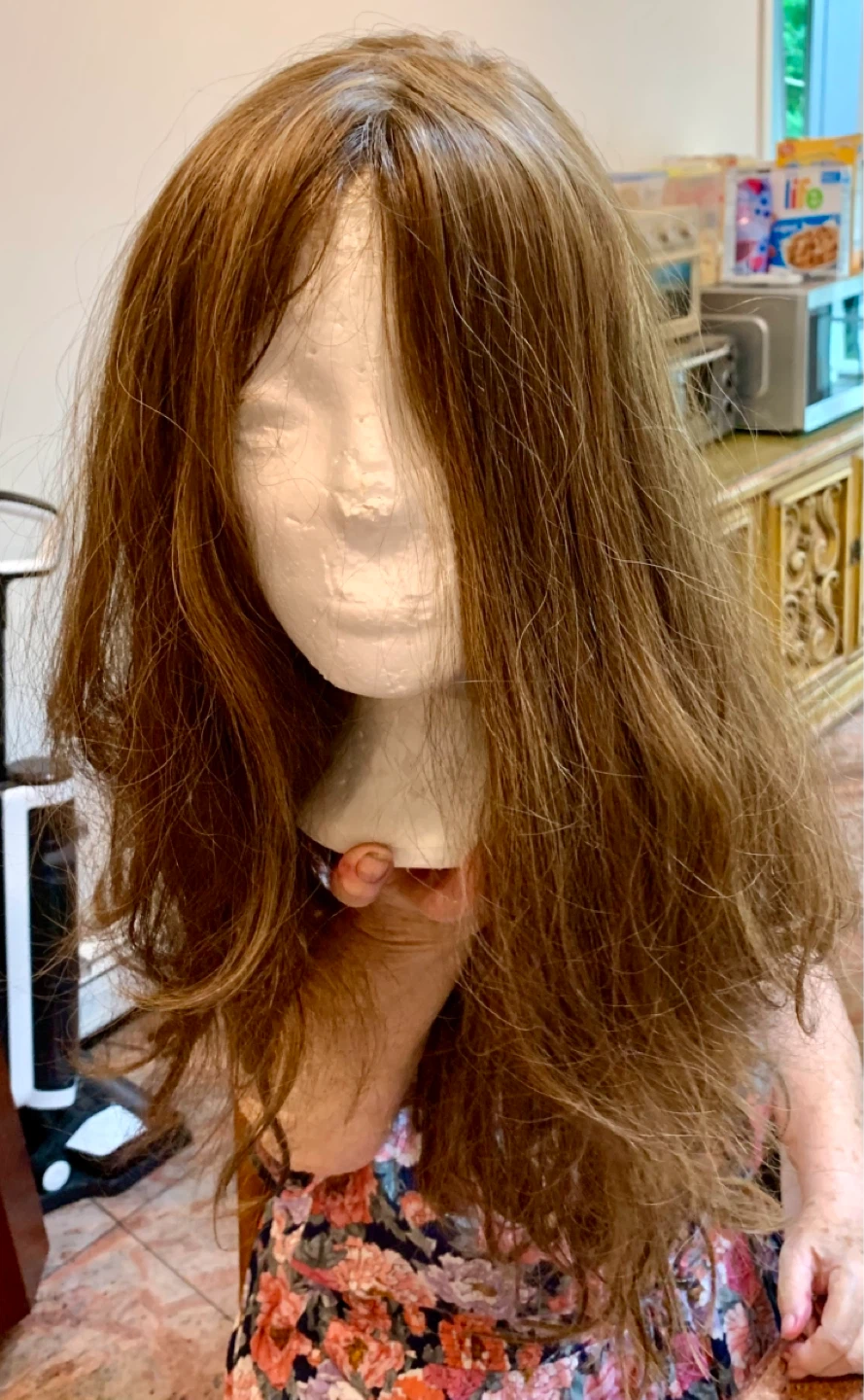 Brown Long Wavy Wig