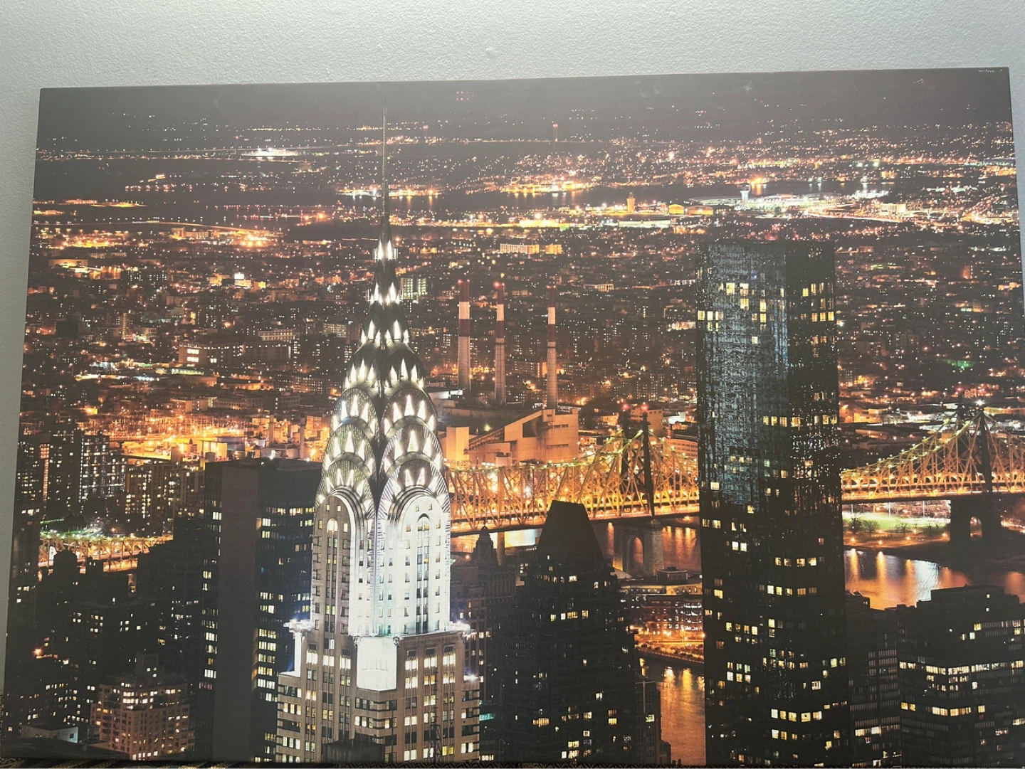 New York City Skyline Canvas Wall Art