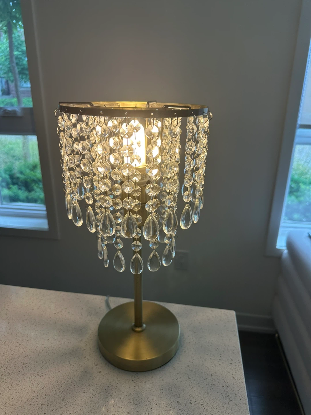 Crystal Beaded Table Lamp - photo 2