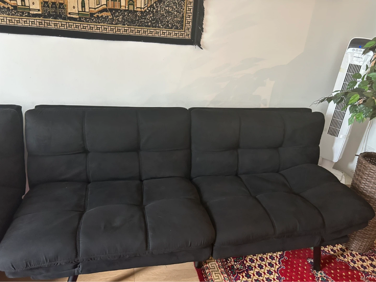 Black sofa bed - photo 2