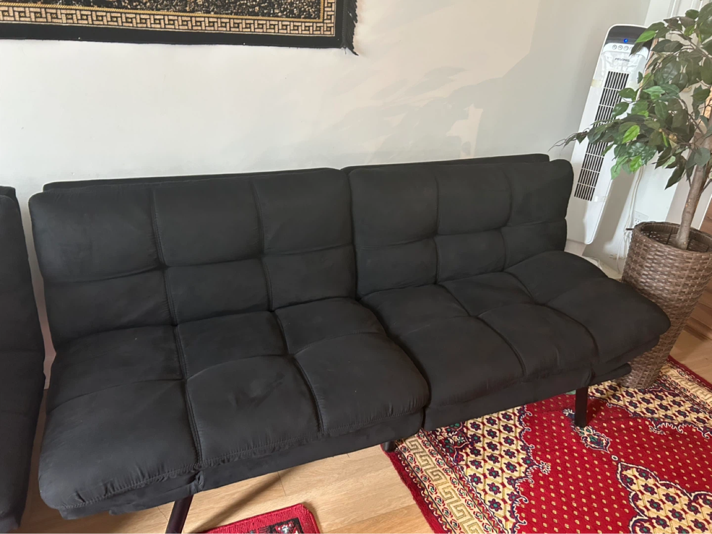 Black sofa bed