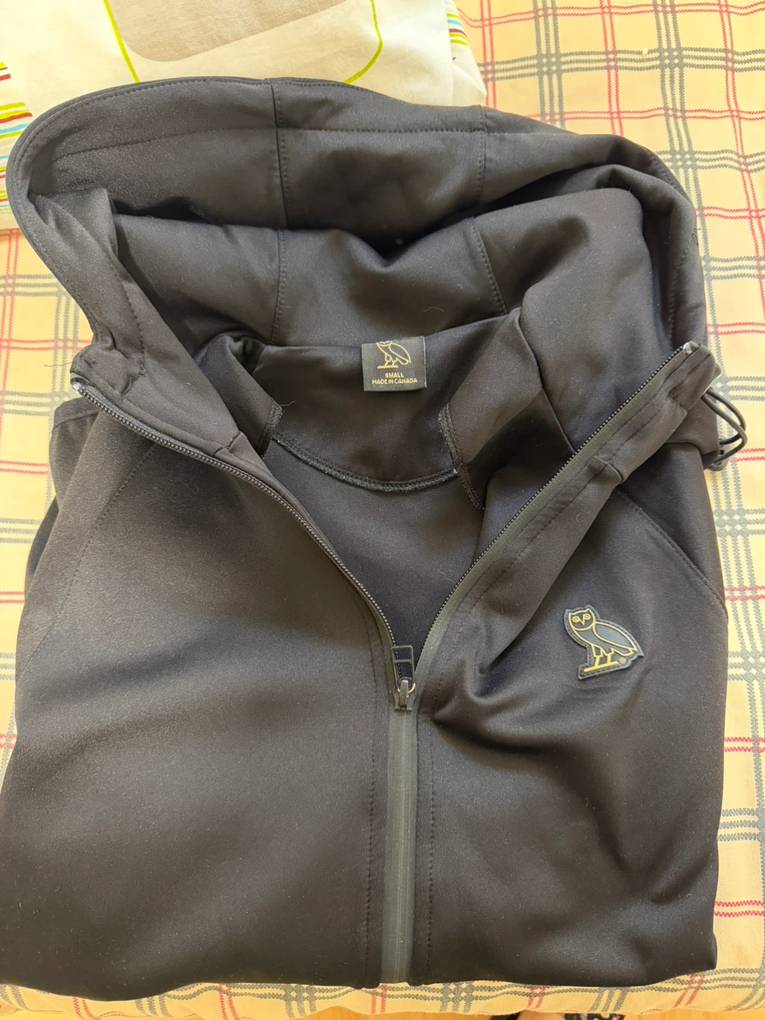 OVO Owl Logo Zip-Up Hoodie