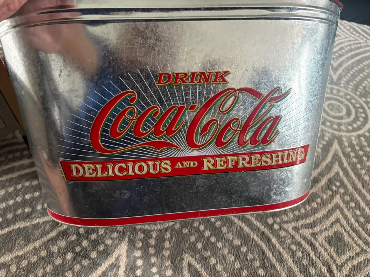 Coca-Cola Drink Cooler Bucket $10 Can hold 12 pack cans - photo 2