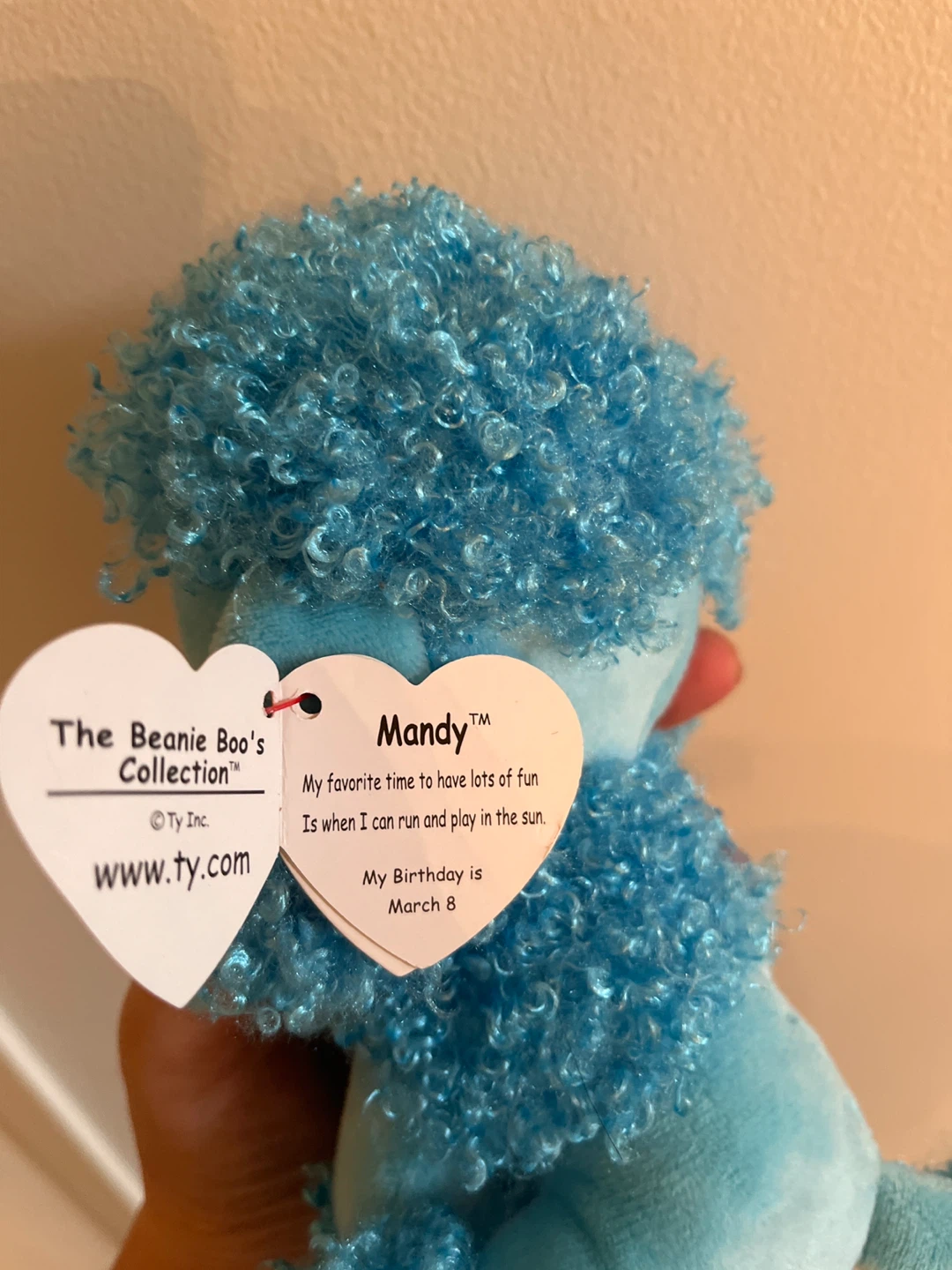 Ty Beanie Boo Mandy Poodle ⚽ - photo 2