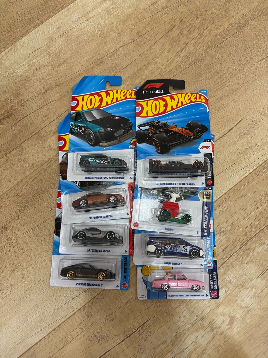 Hot Wheels Diecast Cars Lot - Various Models