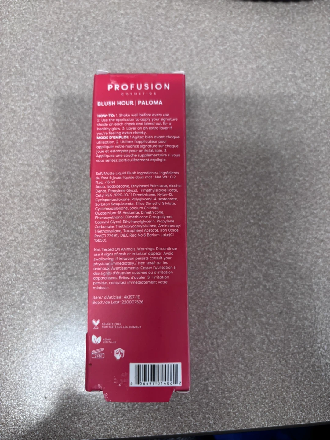 ⚽️Profusion Blush Hour Soft Matte Liquid Blush Paloma - photo 2