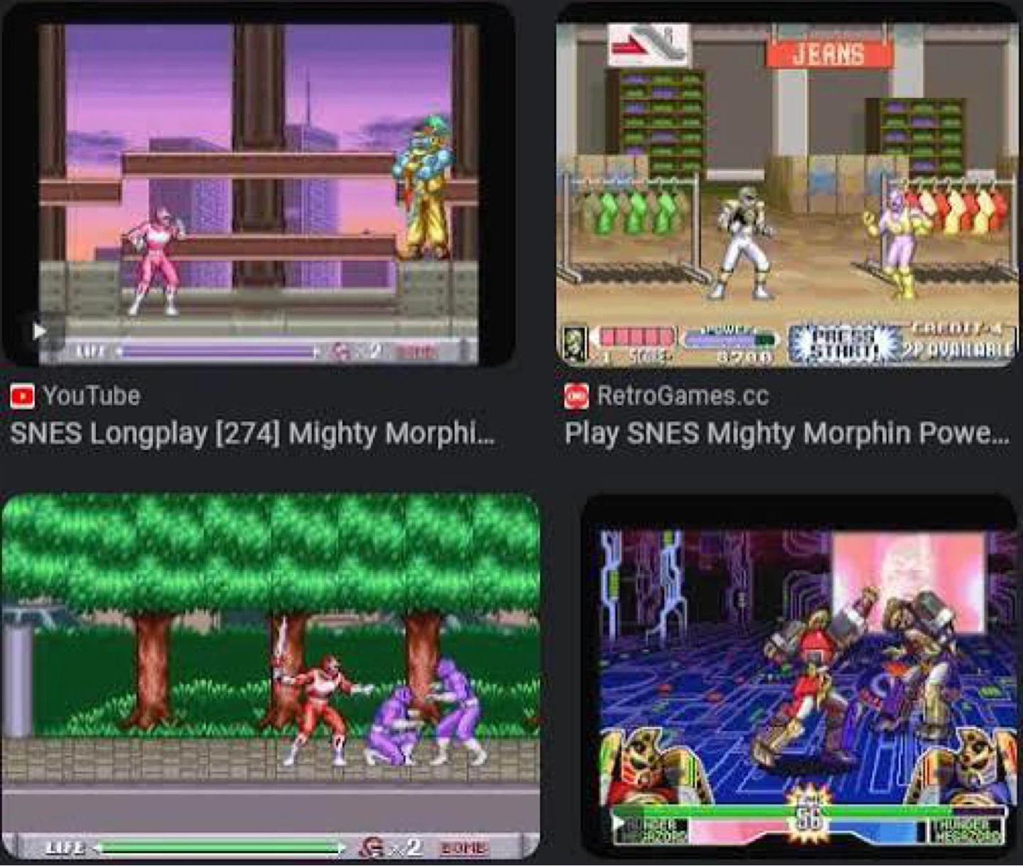 Mighty Morphin Power Rangers Super Nintendo Game - photo 3