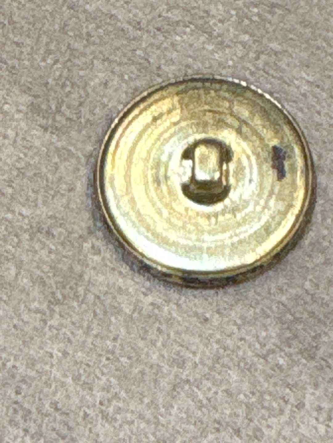 ⚽️Vintage "BUTTON" Metal Button + Military - photo 2