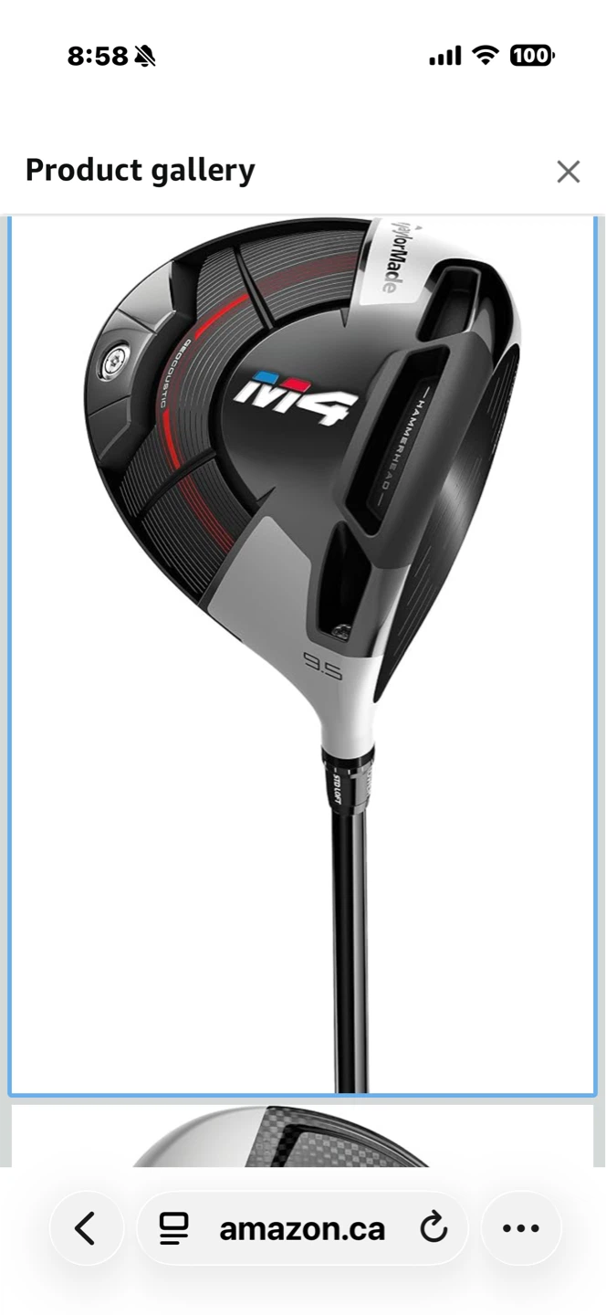 Brand new TaylorMade M4  1w Driver 9.5
