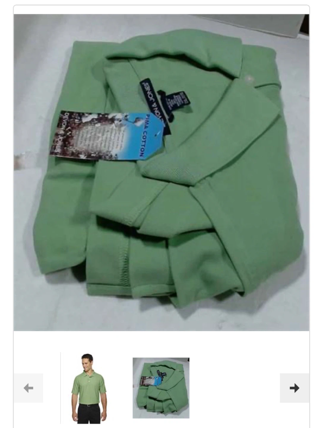 Pima Cotton Polo Shirt -2XL - photo 2