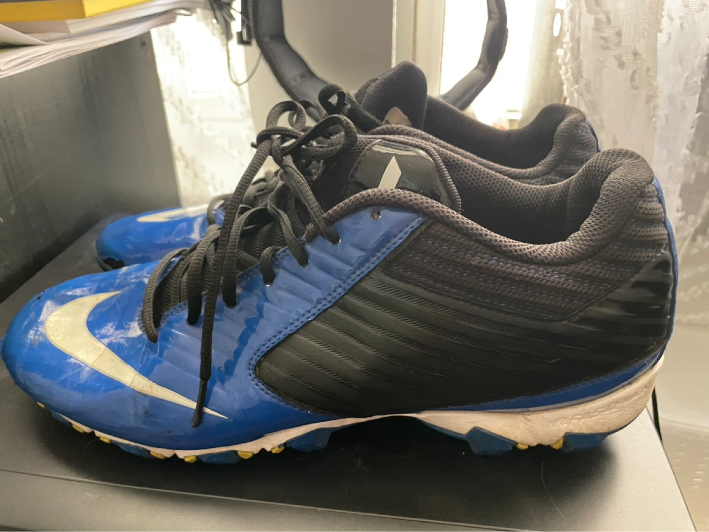Nike Blue Football Cleats - photo 3
