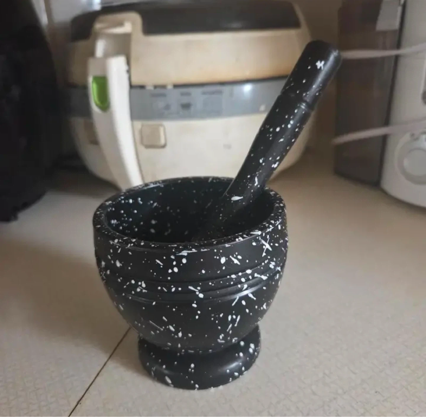 Black Mortar and Pestle Set⚽️
