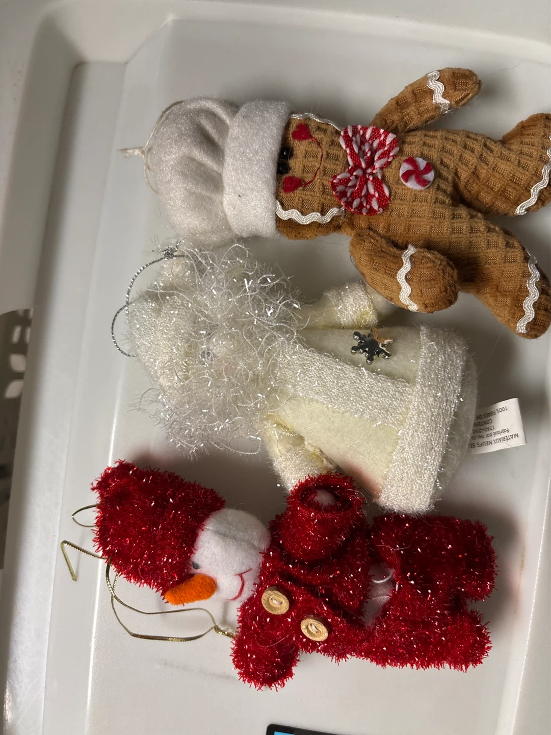 ⚽️Set of 3 Christmas Ornaments - Gingerbread Man, Snowman, Santa