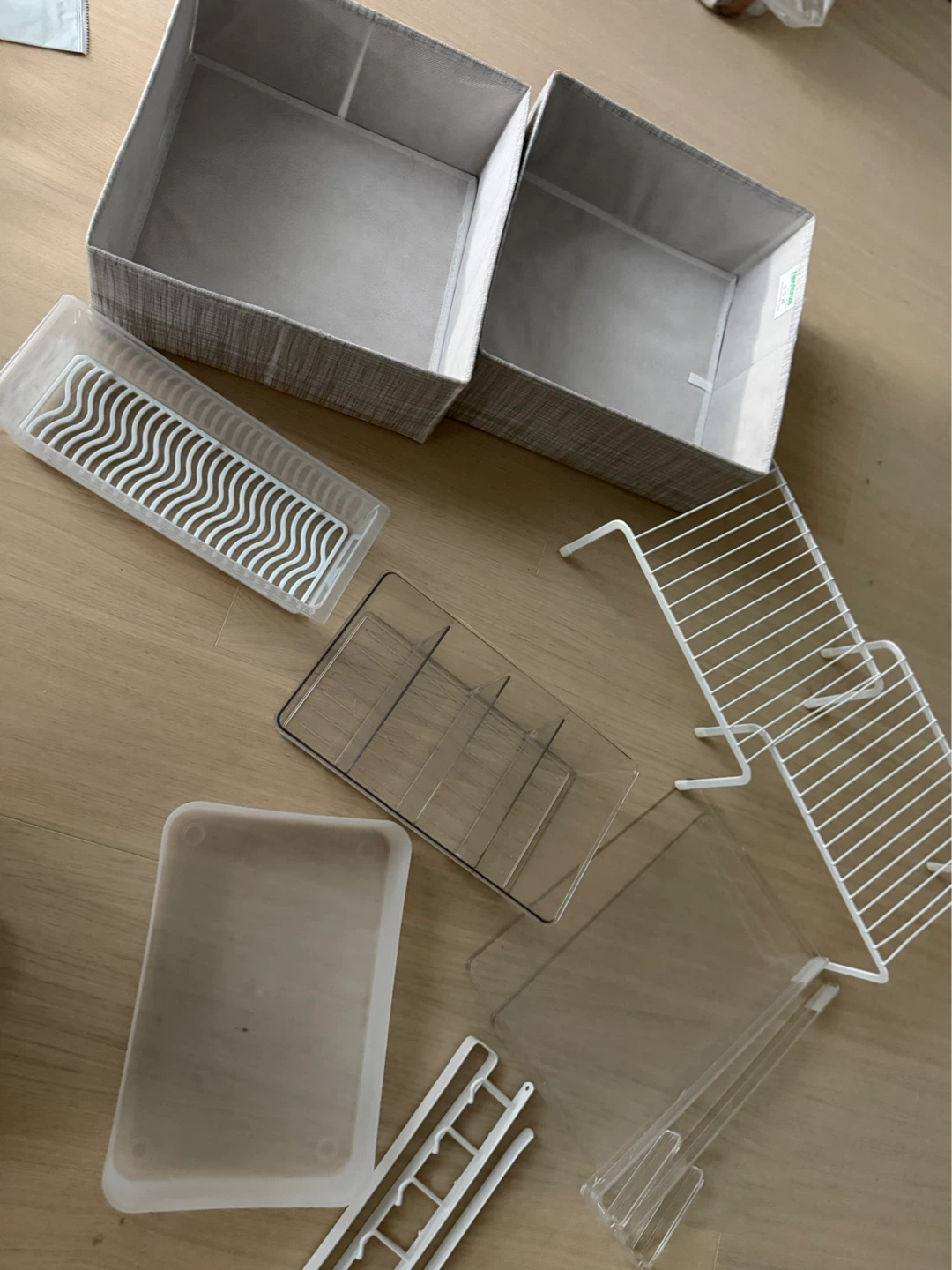Fabric Storage Bins Organizer with Dividers