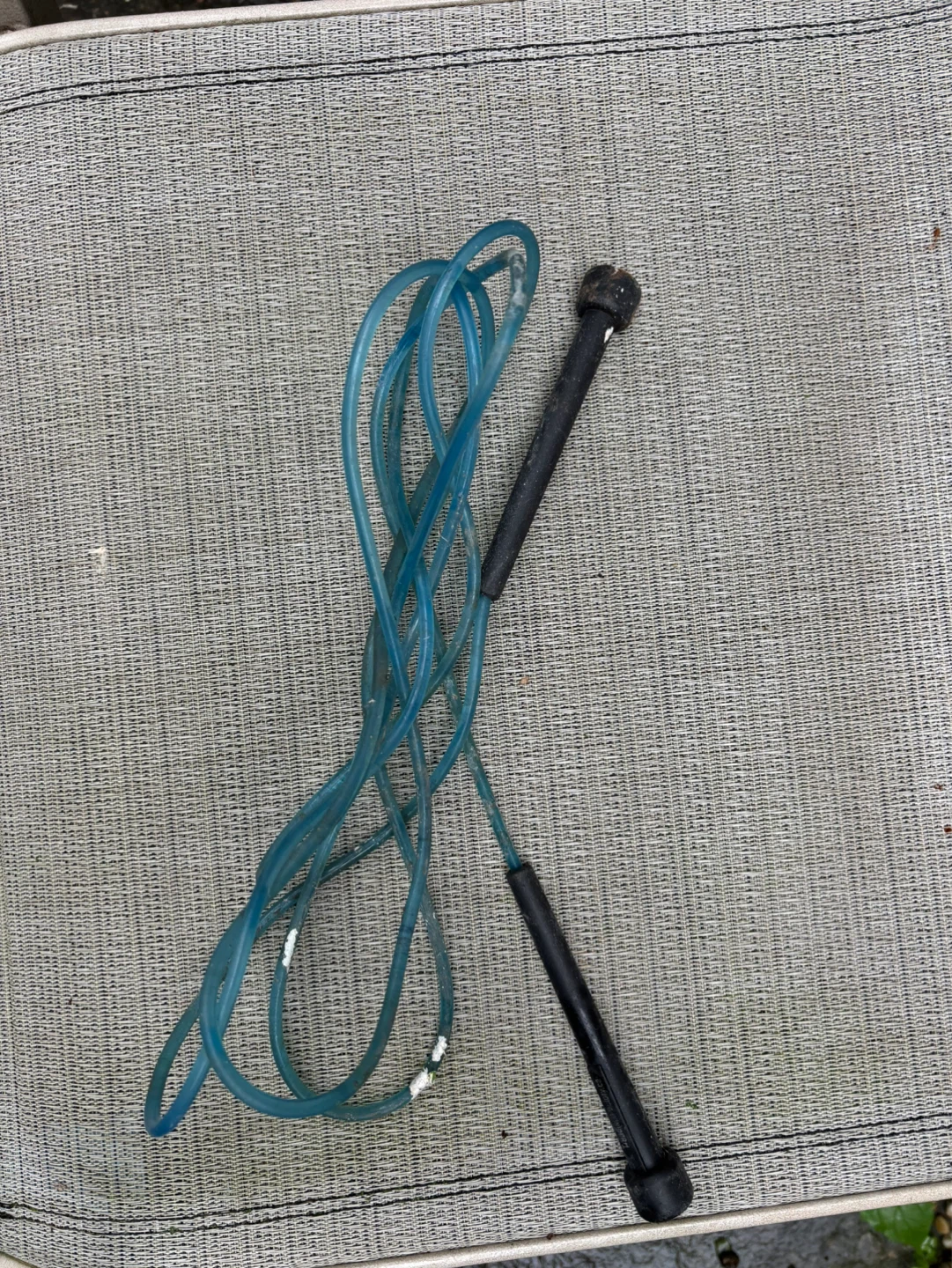 ⚽️Blue Jump Rope with Black Handles